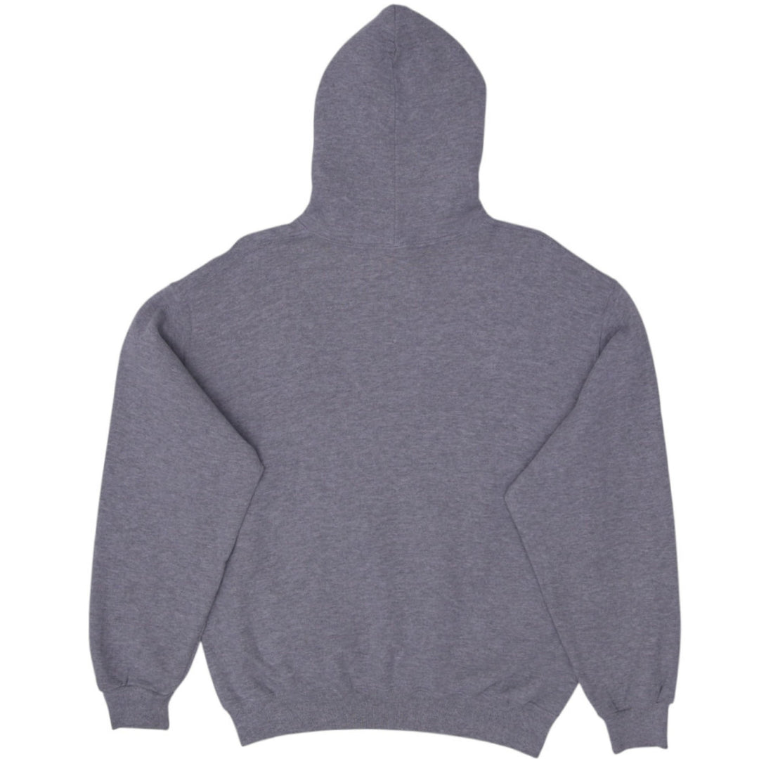 Vintage Russell Athletic Gray Pullover Hoodie Large | Migration_Hoodies - Side View | Fashion Rerun