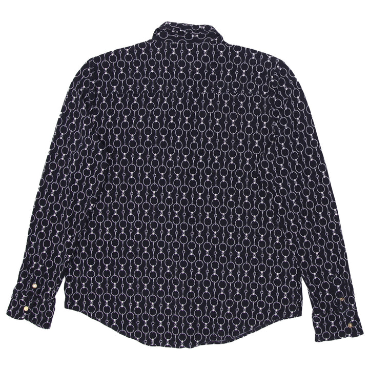 Ladies Ralph Lauren All Over Print Long Sleeve Blouse