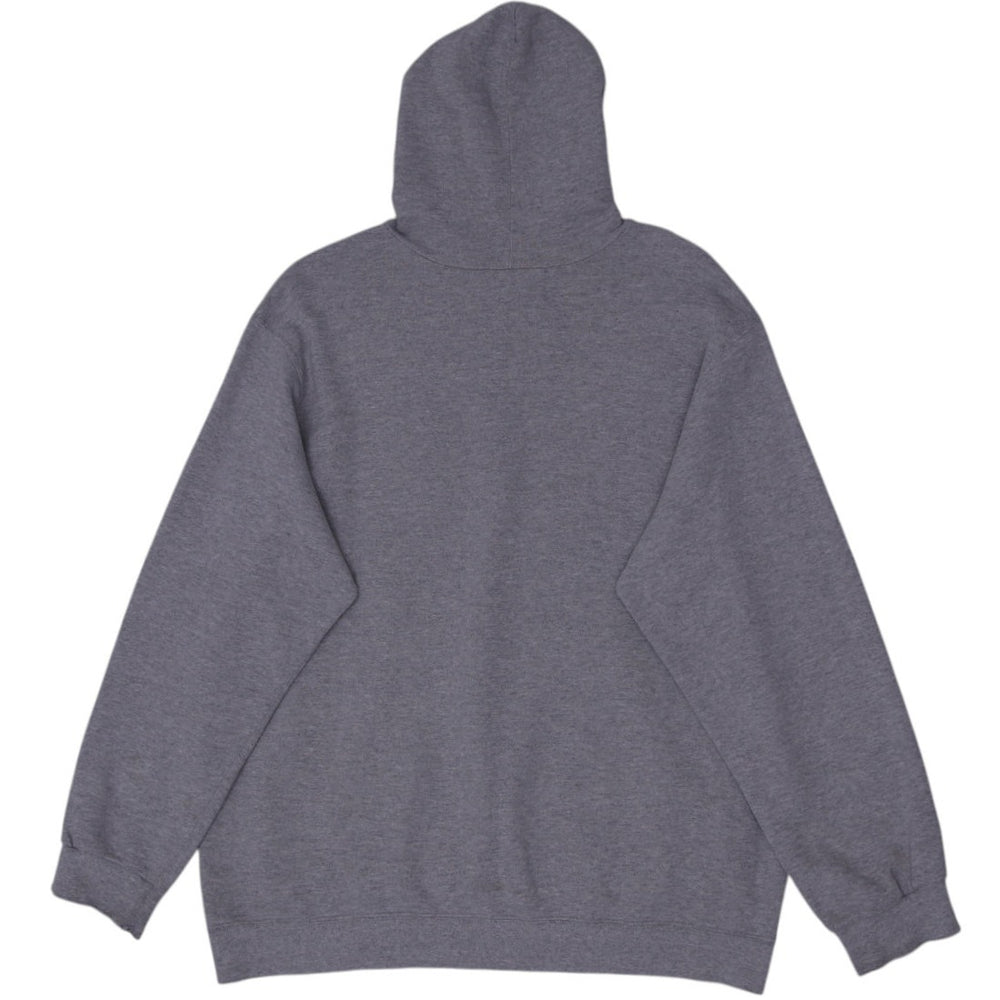 Vintage 90s Nike Center Swoosh Gray Pullover Hoodie Size XL | Migration_Hoodies - Side View | Fashion Rerun