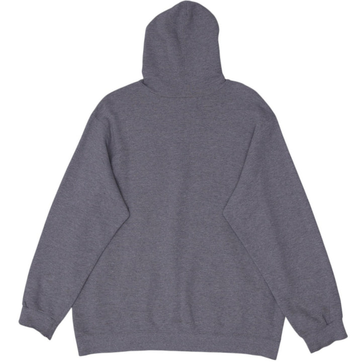 Vintage 90s Nike Center Swoosh Gray Pullover Hoodie Size XL | Migration_Hoodies - Side View | Fashion Rerun