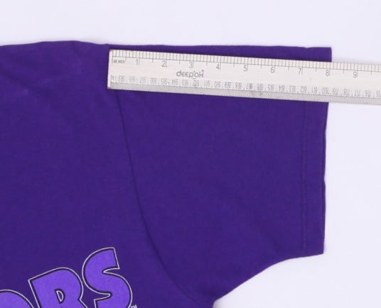 Vintage 90s Toronto Raptors Slam Dunk Action NBA Purple Basketball T-Shirt M | Migration_T-Shirts - View 10 | Fashion Rerun