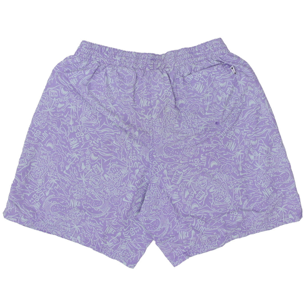 Mens Nike Just Do It Volley Swim Shorts Purple - Fashion Rerun Vintage Migration_Shorts