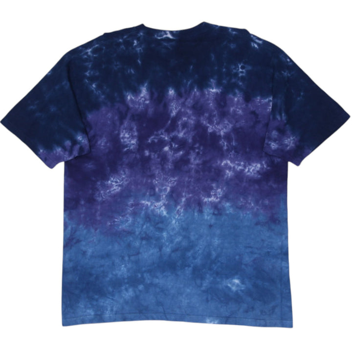 Vintage Liquid Blue Jimi Hendrix Experience Tie Dye Graphic T-Shirt
