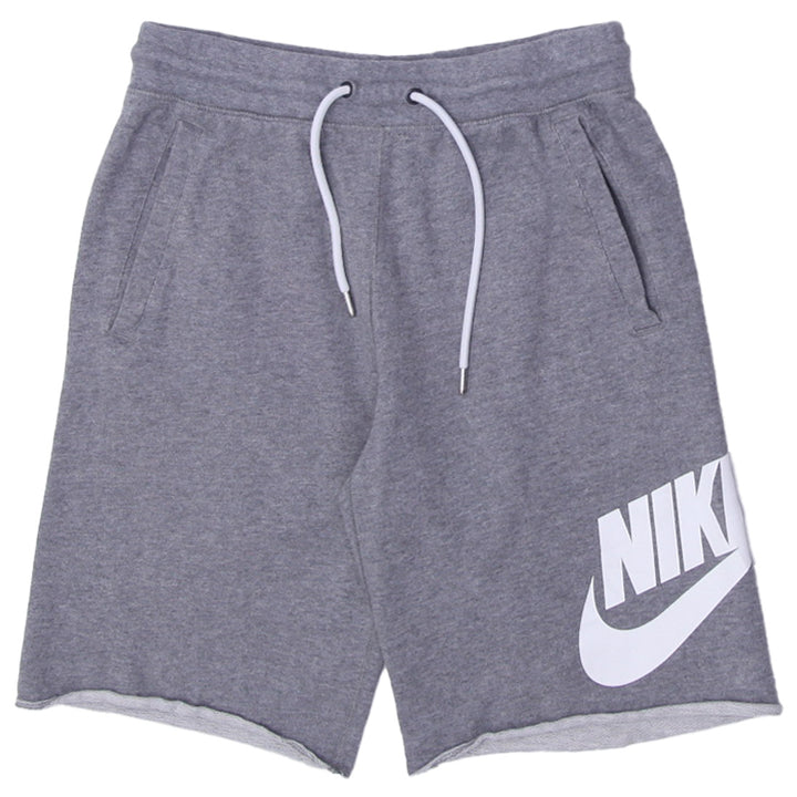 Mens Nike Spellout Gray Drawstring Shorts