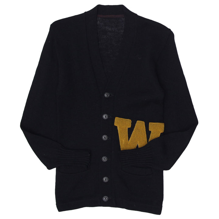 Vintage Ladies 60's/70's Button Front Wool Varsity Sweater