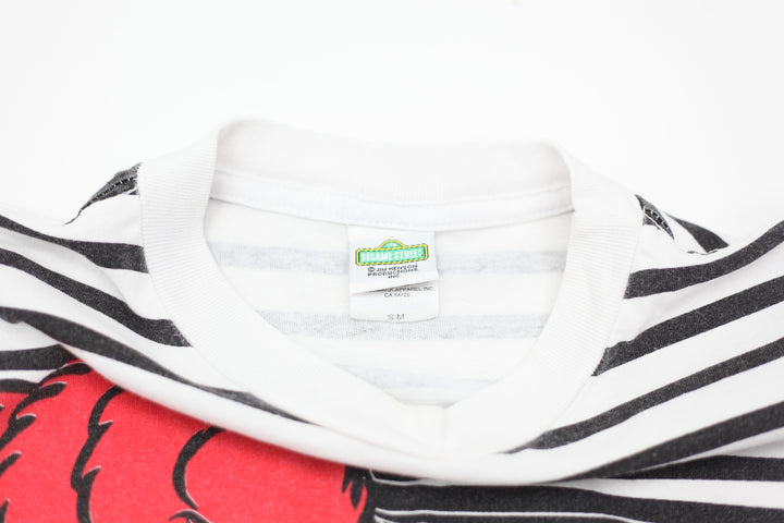 Vintage Sesame Street Elmo Striped T-Shirt