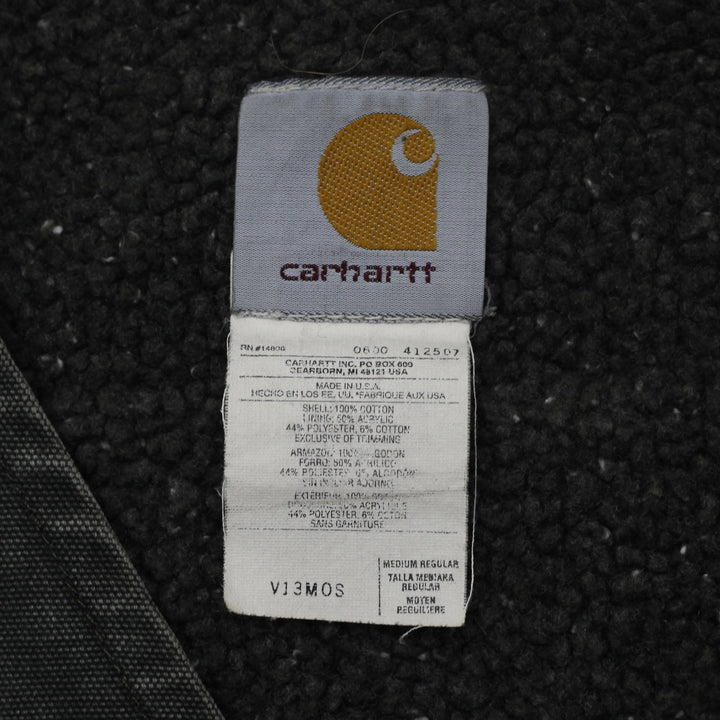 Vintage Carhartt V13 MOS Sherpa Fleece Lined Workwear Vest | Migration_Vests - Back View | Fashion Rerun