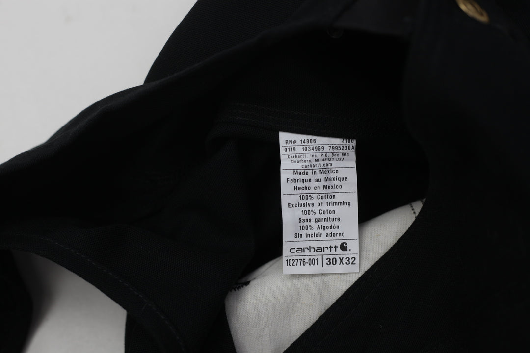 Mens 102776-001 Double Knee Carhartt Duck Bib Overalls