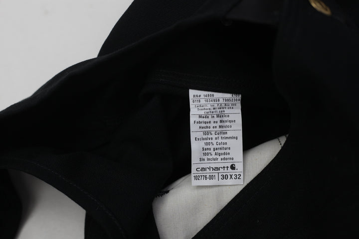 Mens 102776-001 Double Knee Carhartt Duck Bib Overalls