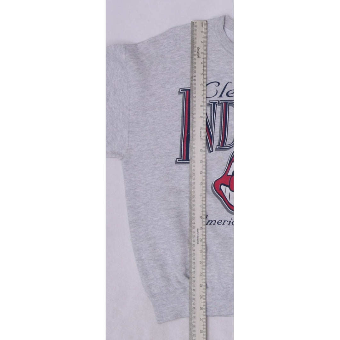 Vintage 1996 Cleveland Indians MLB Vintage Sweatshirt Size XL | Migration_Sweatshirts - View 10 | Fashion Rerun