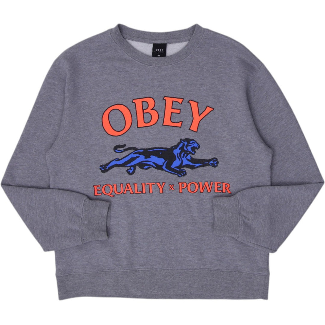 Obey Equality Graphic Pullover Streetwear Sweatshirt Size M | Migration_Sweatshirts SW COLLECTION | Fashion Rerun