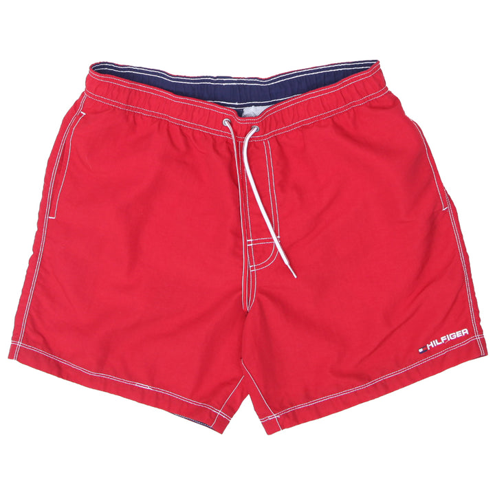 Mens Tommy Hilfiger Swim Shorts Red - Fashion Rerun Vintage Migration_Shorts