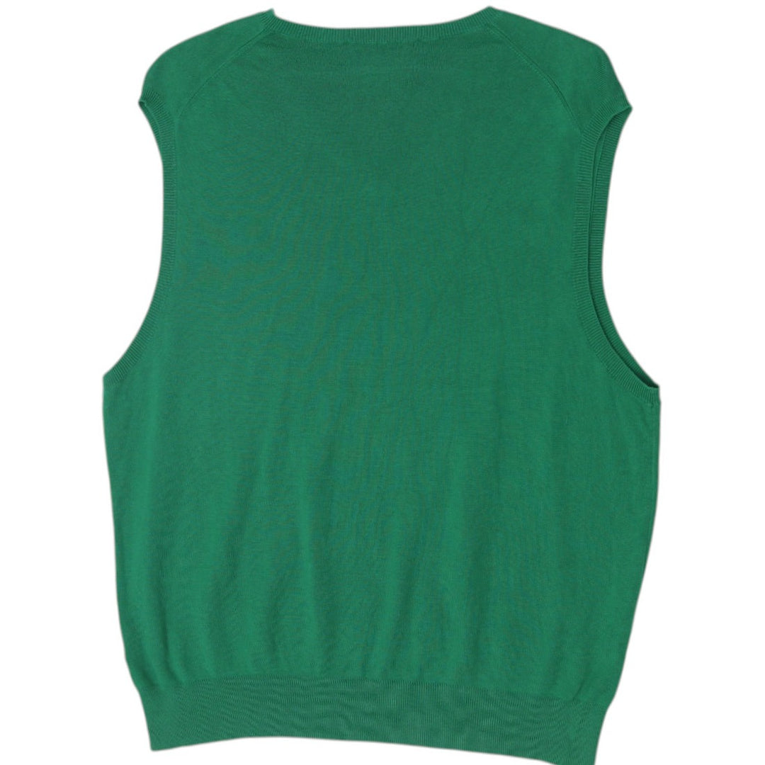Vintage Mens Polo Ralph Lauren 100% Pima Cotton V-Neck Sweater Vest Size XL