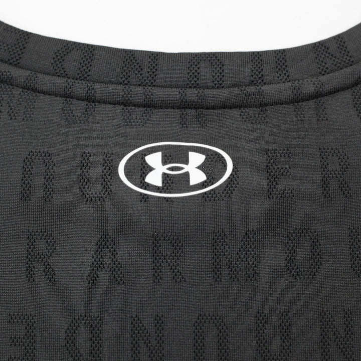 Mens Under Armour T-Shirt Black Logo Graphic Short Sleeve Sportswear Size S