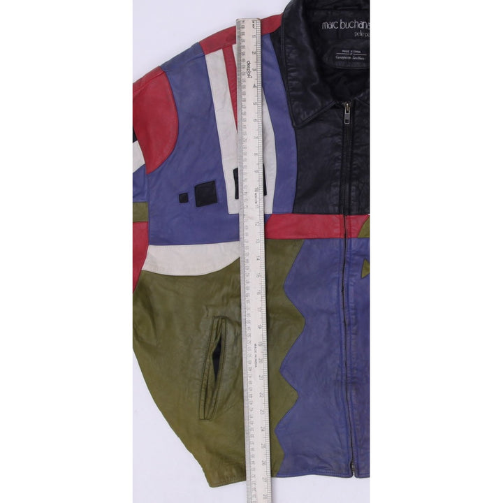 Vintage Marc Buchanan 90s Pelle Pelle Picasso Slightly Distressed Leather Jacket