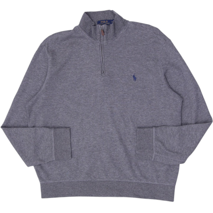 Mens Polo Ralph Lauren Quarter Zip Pullover Sweater Size L
