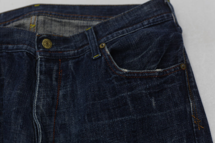 Mens Ralph Lauren Straight Leg Button Fly Mercer Low Rise Jeans