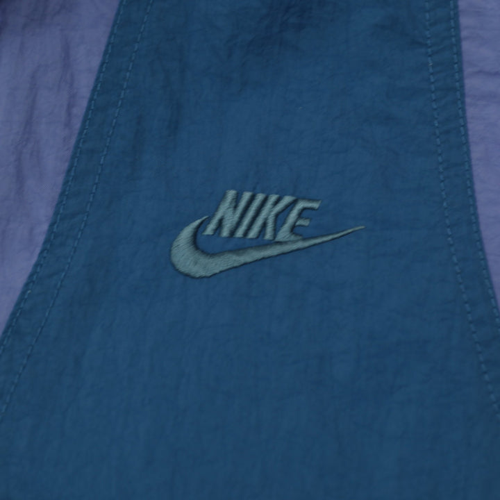 Vintage 90s Embroidered Nike Logo Windbreaker Zipper Jacket | Migration_Jackets - Detail View | Fashion Rerun