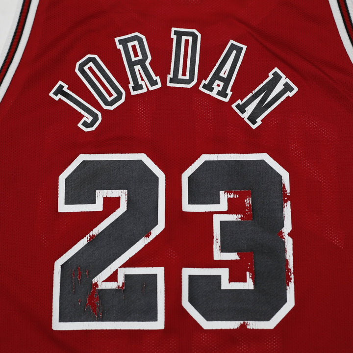Vintage Champion Chicago Bulls Michael Jordan #23 Red Jersey 52 | Migration_Jerseys - View 8 | Fashion Rerun