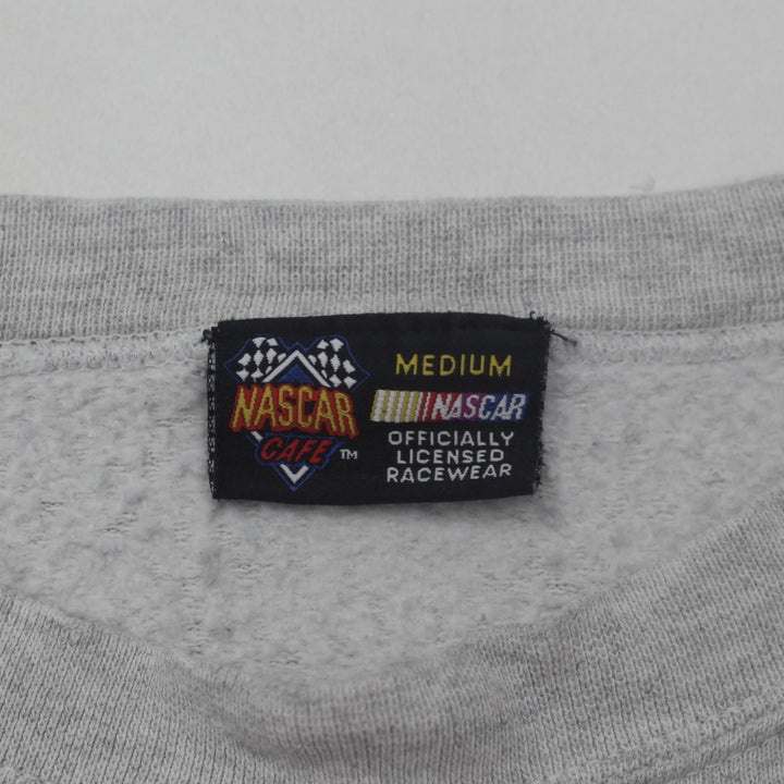 Vintage Nascar Las Vegas Café Crewneck Sweatshirt Size Medium Gray - Fashion Rerun Vintage Migration_Sweaters