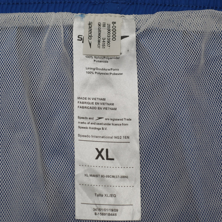 Mens Speedo Swim Trunks Blue Mesh Liner Size XL