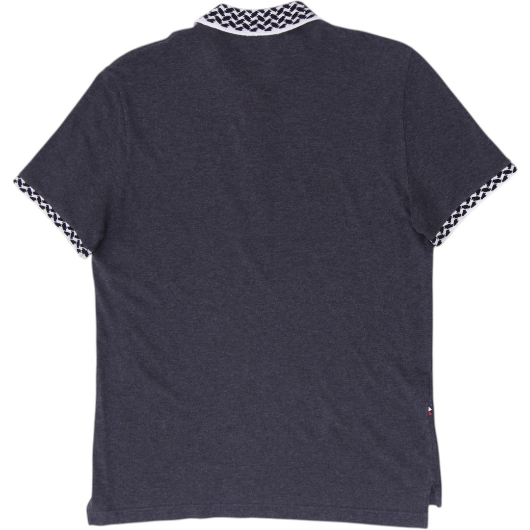 Mens Lacoste L!VE Geometric Collar Slim Fit Polo T-Shirt Size 6
