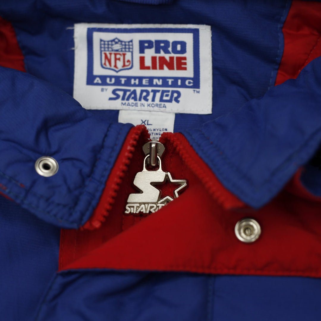 Vintage Mens 90s Starter NFL ProLine New England Patriots Pepsi Pullover Puffer