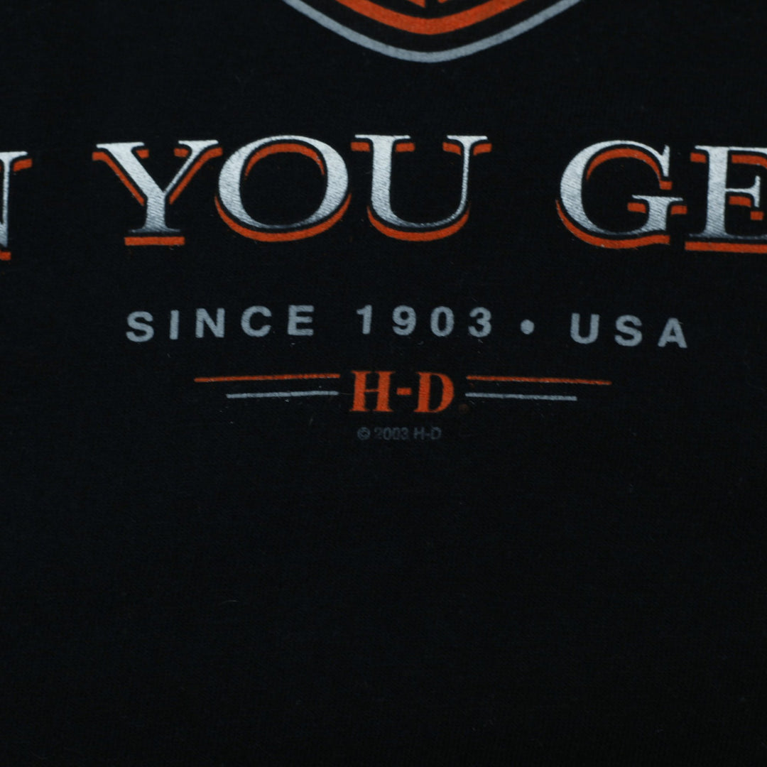 Vintage Harley Davidson When You Get One Graphic T-Shirt | Migration_T-Shirts - Detail View | Fashion Rerun