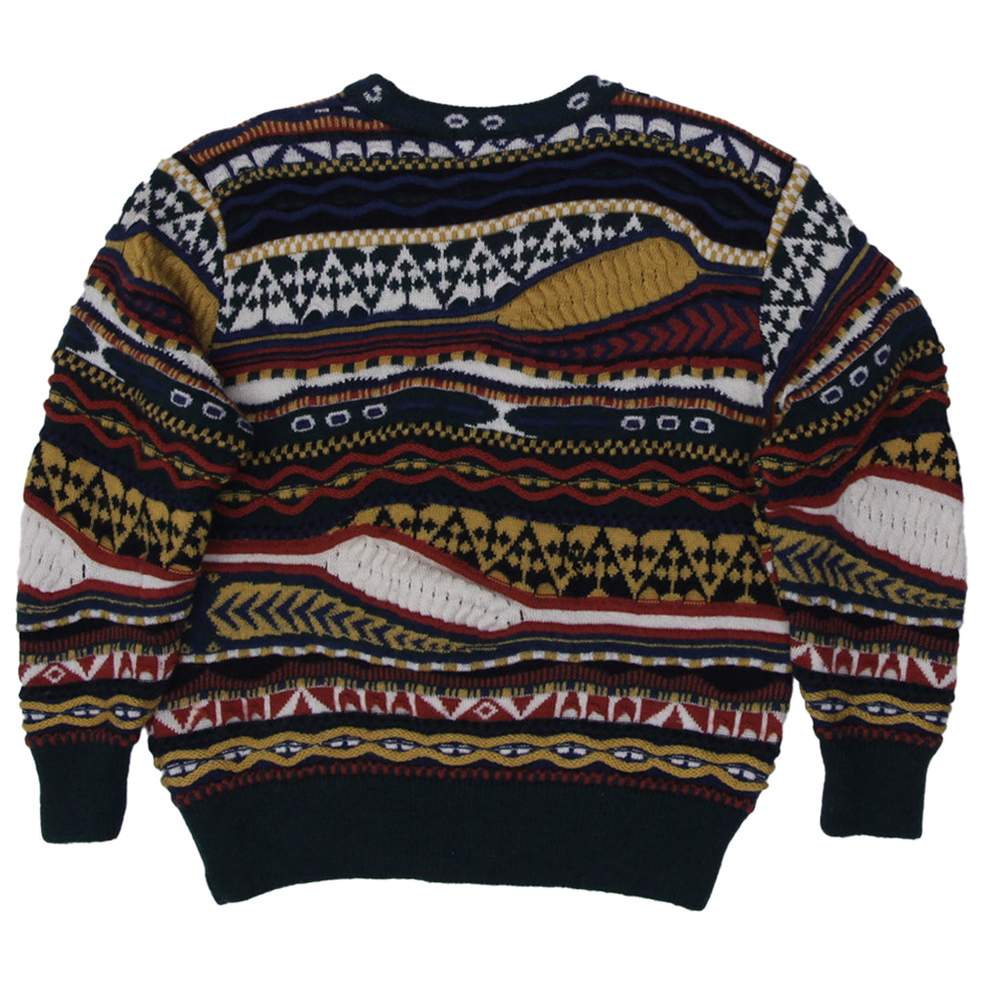 Vintage Mr Junko Koshino Coogi Style Pure New Wool Made In Australia Knit Sweater