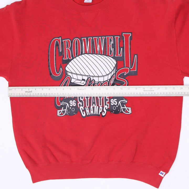Vintage 90s Russell Athletic State Champs Crewneck Sweatshirt Size XL