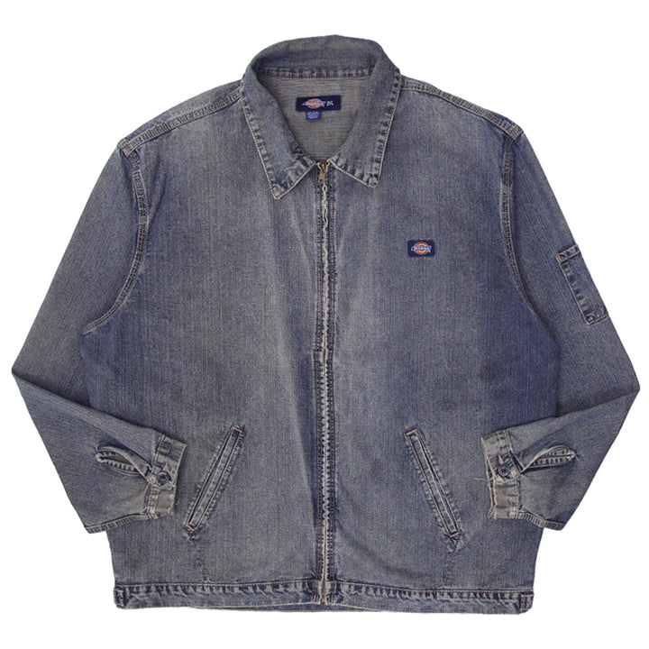 Mens Dickies Blue Jean Canvas Workwear Chore Jacket