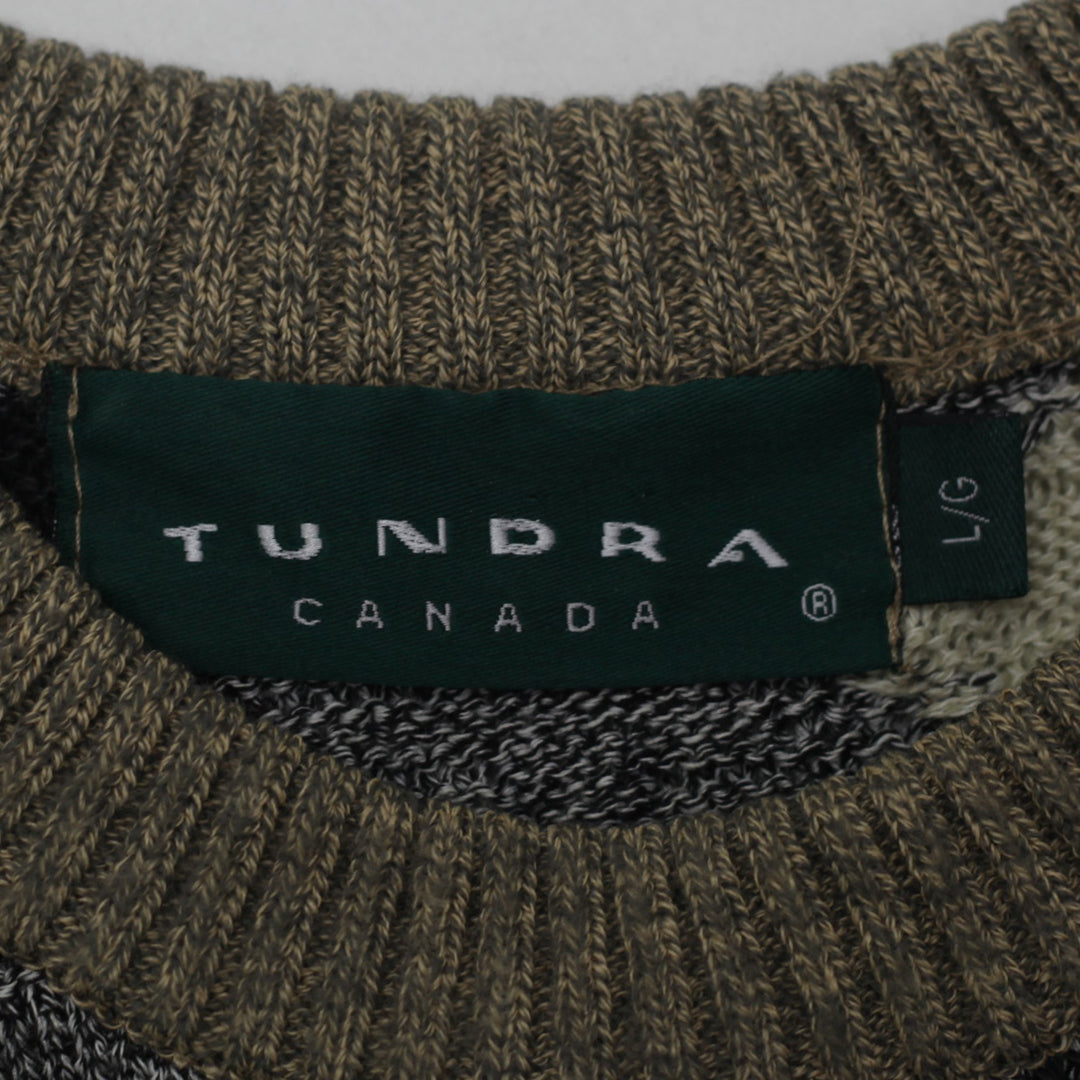 Vintage Tundra Canada Zigzag Knit Sweater Size Large - Fashion Rerun Vintage Migration_Sweaters