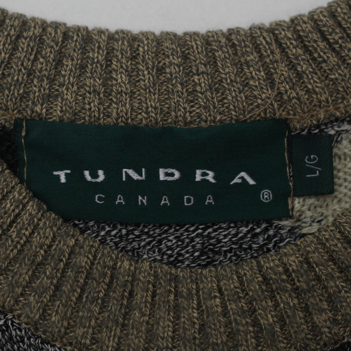 Vintage Tundra Canada Zigzag Knit Sweater Size Large - Fashion Rerun Vintage Migration_Sweaters