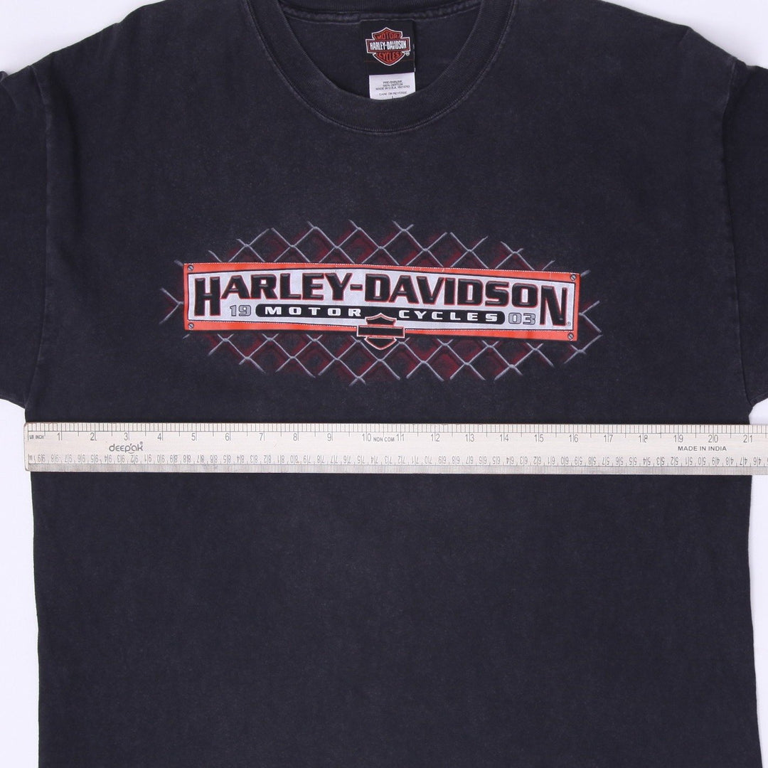Vintage Harley Davidson Black Made In USA T-Shirt Size L