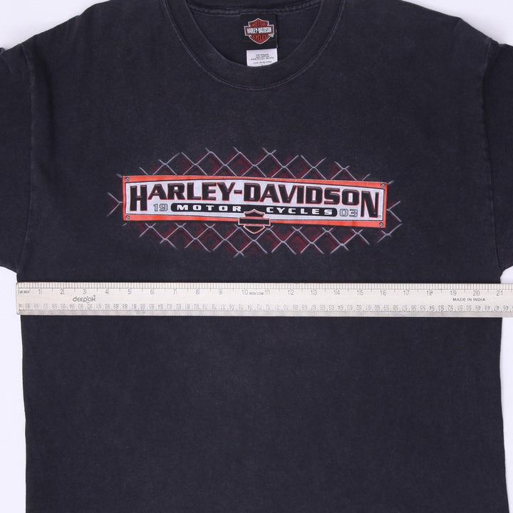 Vintage Harley Davidson Black Made In USA T-Shirt Size L