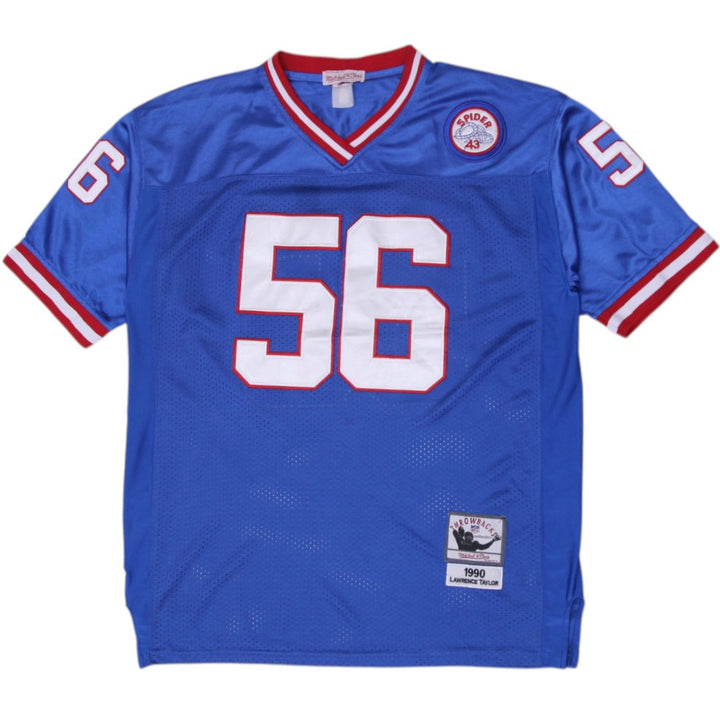 Vintage Mitchell & Ness Lawrence Taylor Jersey # 56 Blue NFL 1990 | Migration_Jerseys | Fashion Rerun