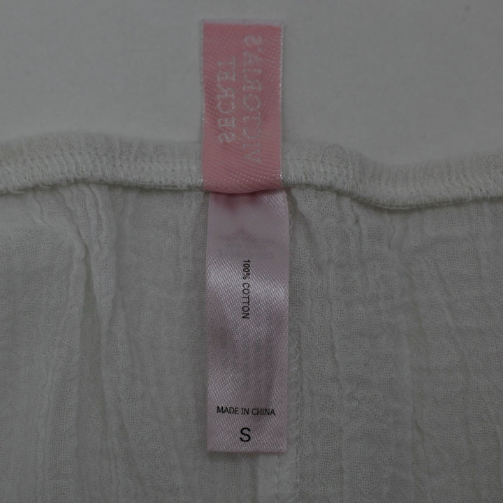 Y2K Ladies Victoria's Secret Wrap Tie Waist 100% Cotton Gauze Skirts White S