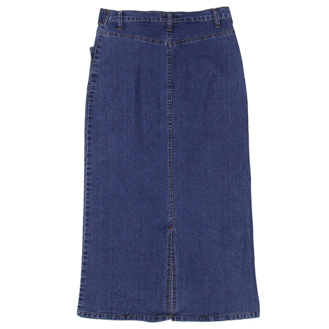 Y2K Ladies Belted Stretch Maxi Skirt