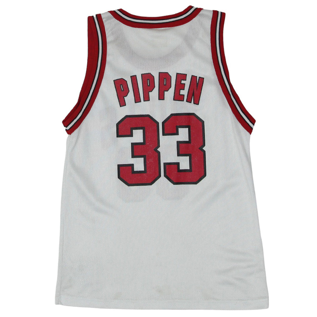 Vintage Champion NBA Chicago Bulls Pippen 33 Basketball Jersey Youth