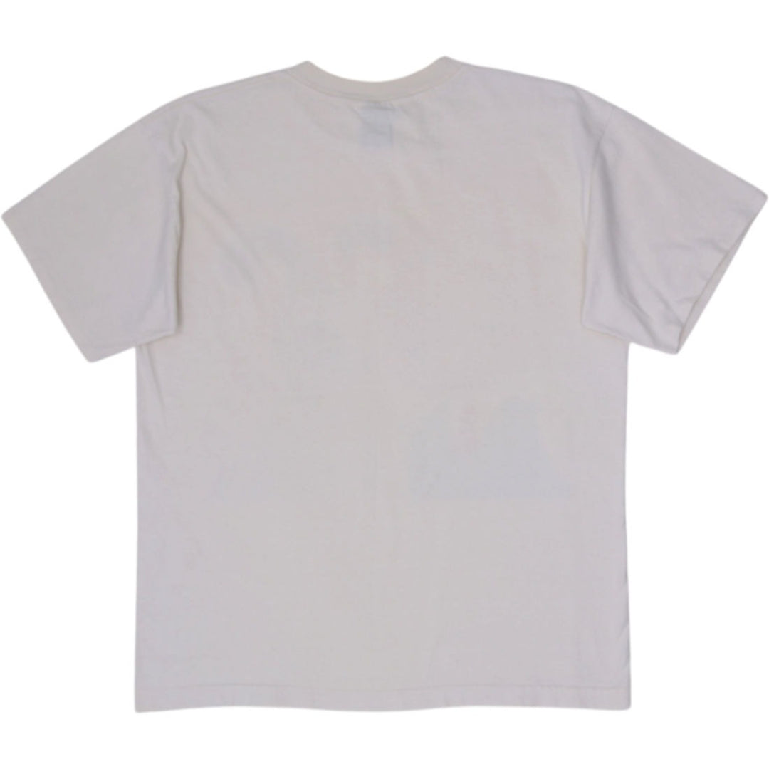 Vintage 90s Wallace and Gromit Character Graphic T-Shirt Cream PolyGram Size L