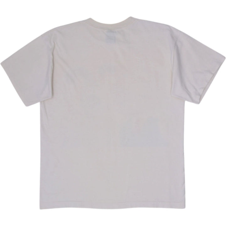 Vintage 90s Wallace and Gromit Character Graphic T-Shirt Cream PolyGram Size L