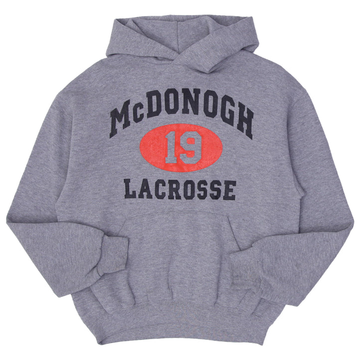 Vintage Russell Athletic McDONOGH 19 Lacrosse Pullover Hoodie