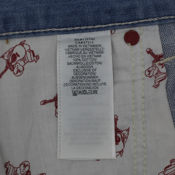 Y2K Mens True Religion Section Straight Jeans Size 36