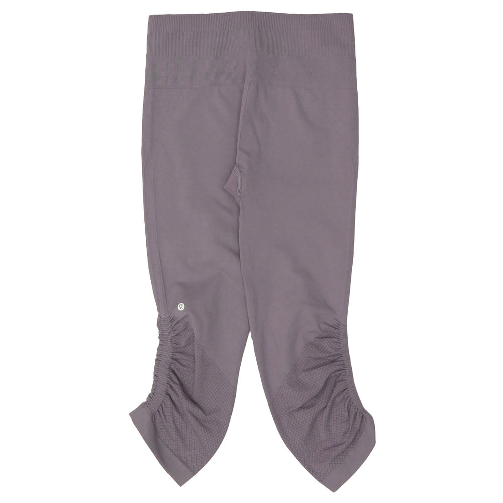 Lululemon Crop Ruched Side Shop Ladies Lululemon Capri Ruched