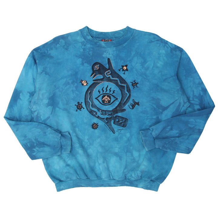 Vintage 1997 Dagoli Studio Sweatshirt – Bold Tribal Art Design - Fashion Rerun Vintage Migration_Sweaters
