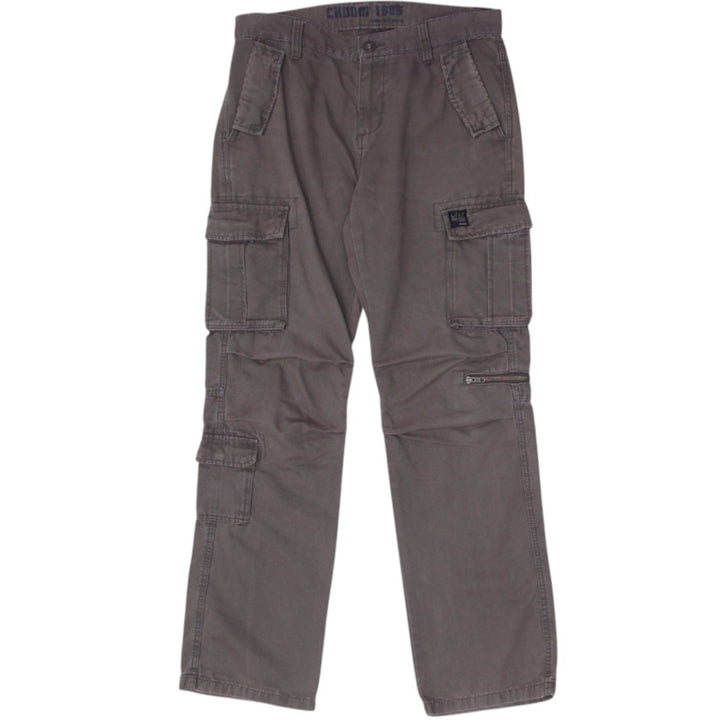 Mens Cargo Pants Olive Green Tactical Utility Pockets