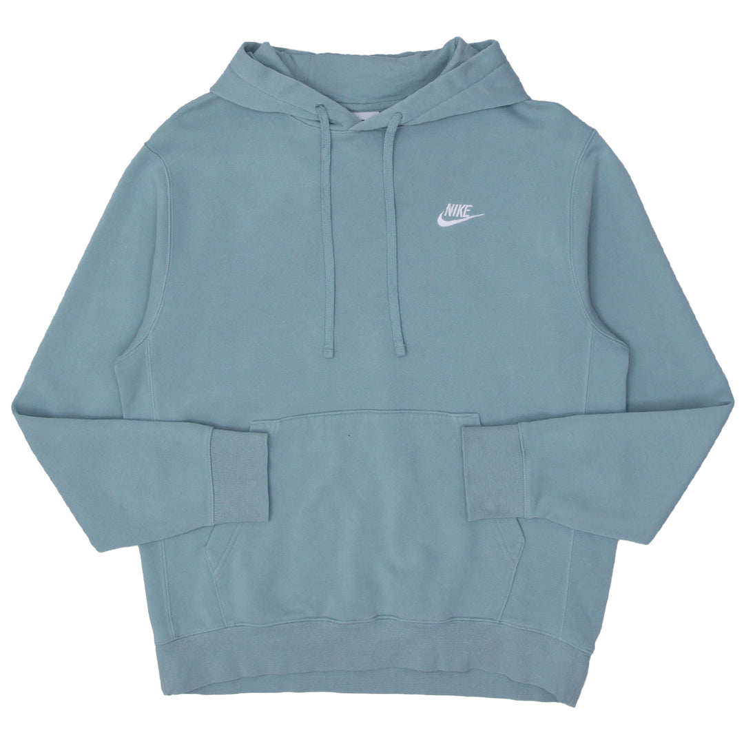 Nike Club Fleece Hoodie Mens Ash Green Nike Hoodie Shop Mens Nike