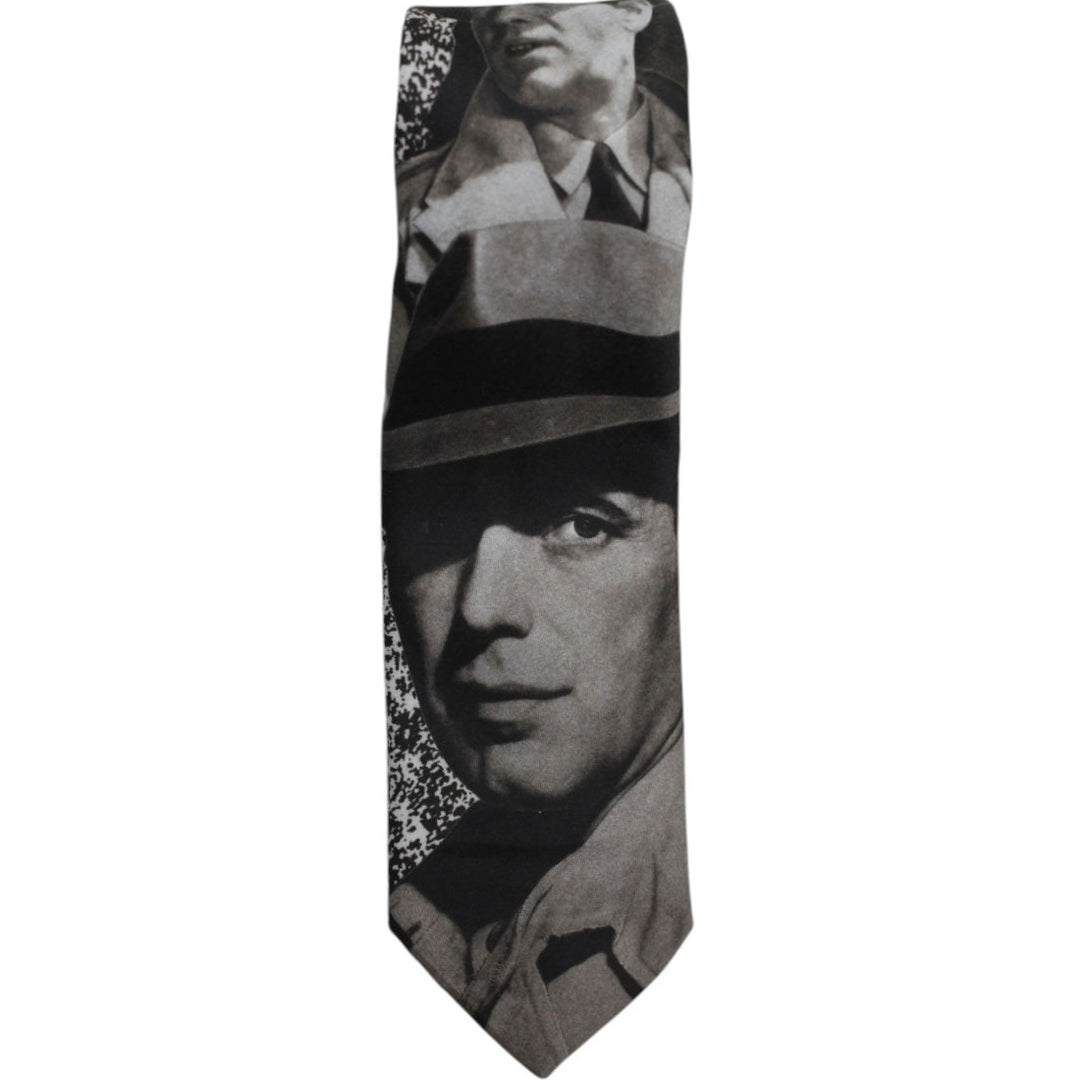 Vintage 90s Humphrey Bogart Ralph Marlin & Co. Classic Neck Tie Made In USA | Migration_Accessories ACCESSORI | Fashion Rerun