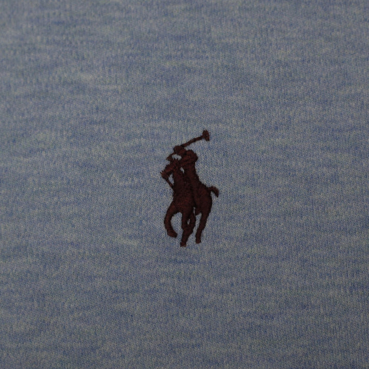 Mens Polo Ralph Lauren Light Heather Blue Polo T-Shirt Size M