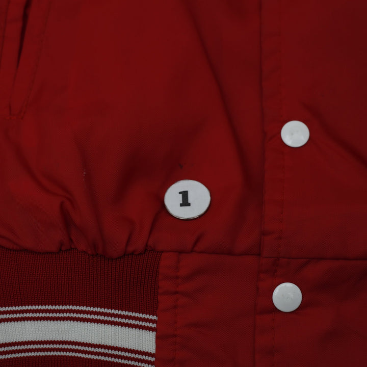 Vintage Canada Sportswear Varsity Jacket Red Nylon 1989 Champs Embroidered S | Migration_Jackets - Alternate | Fashion Rerun